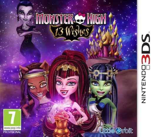 Monster High 13 Deseos 3ds